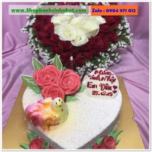 Combo Bánh Kem & Hoa Tươi - MM138